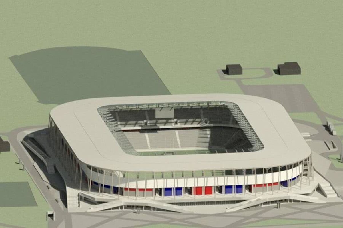 GALERIE FOTO Au „încolțit” tribunele noii Ghencea! Stadionul Stelei prinde ușor contur 