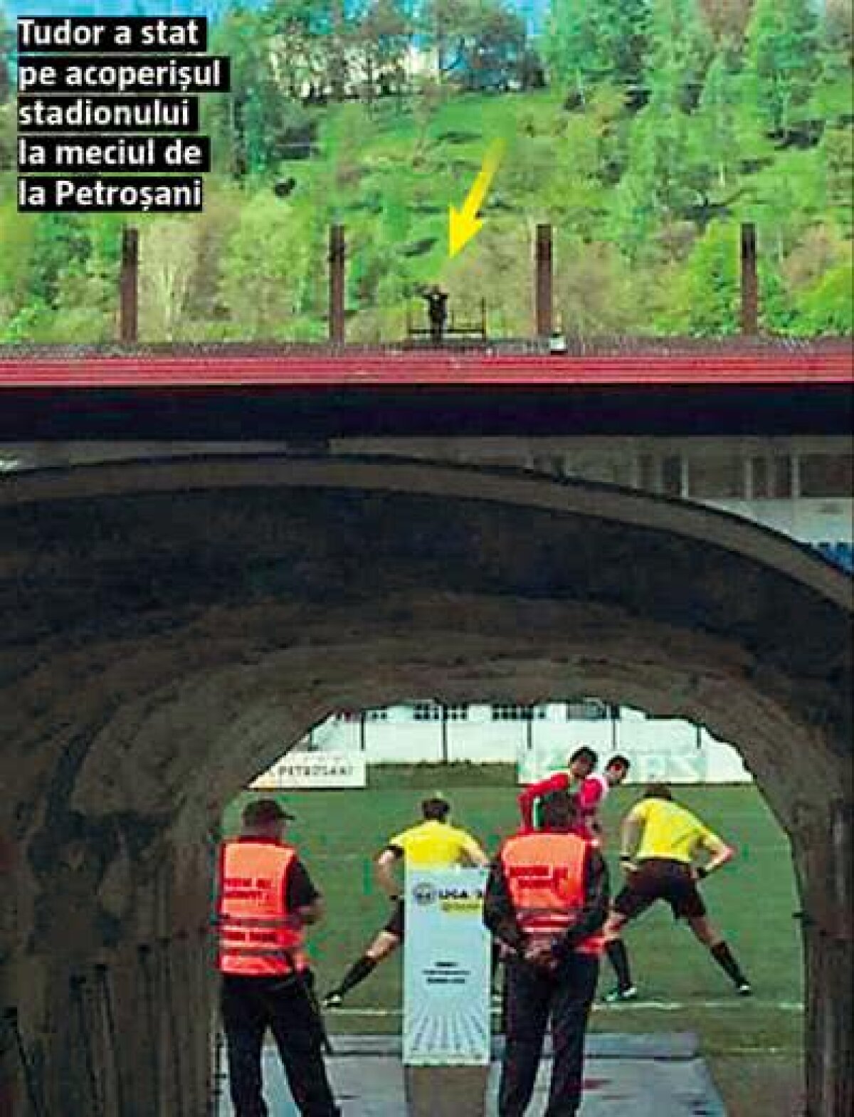 AIURITOR! Alexandru Tudor șochează ca observator! Cum a apărut la un meci de Liga 2 și de unde a ales să vadă partida 