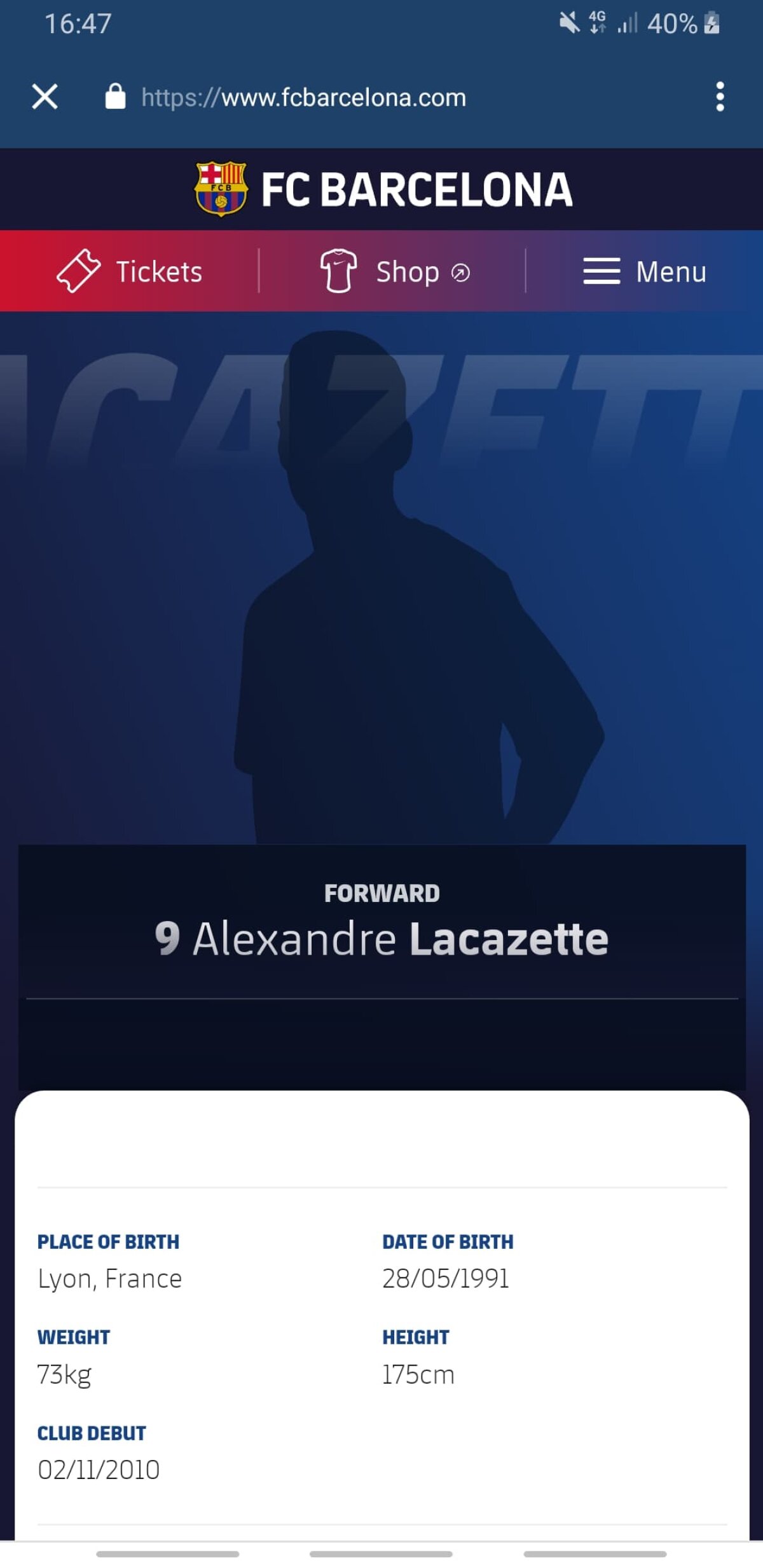 FOTO Ce gafă! Barcelona s-a dat de gol și a publicat pe site, din greșeală, transferul lui Alexandre Lacazette