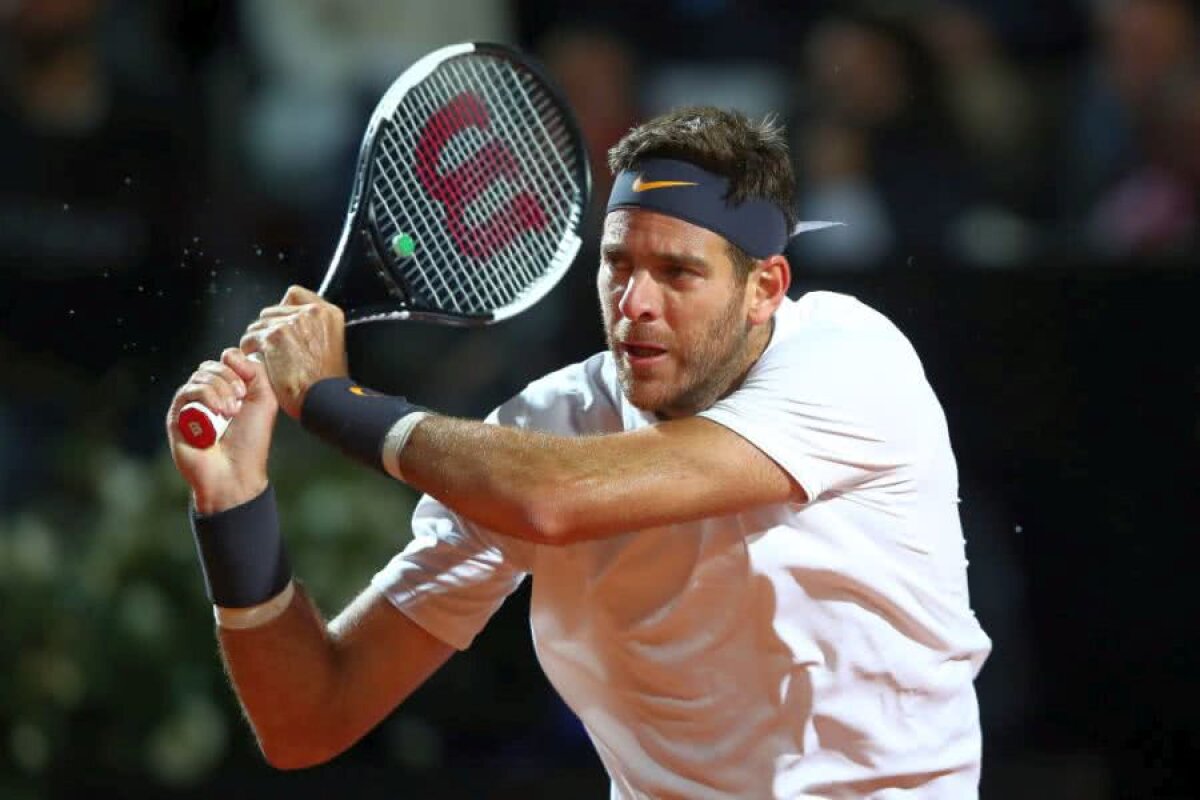 NOVAK DJOKOVIC - JUAN MARTIN DEL POTRO 4-6, 7-6(6), 6-4 // VIDEO + FOTO Meci EPIC la Roma! Lovituri uluitoare, momente tensionate și două mingi de meci salvate în mare stil