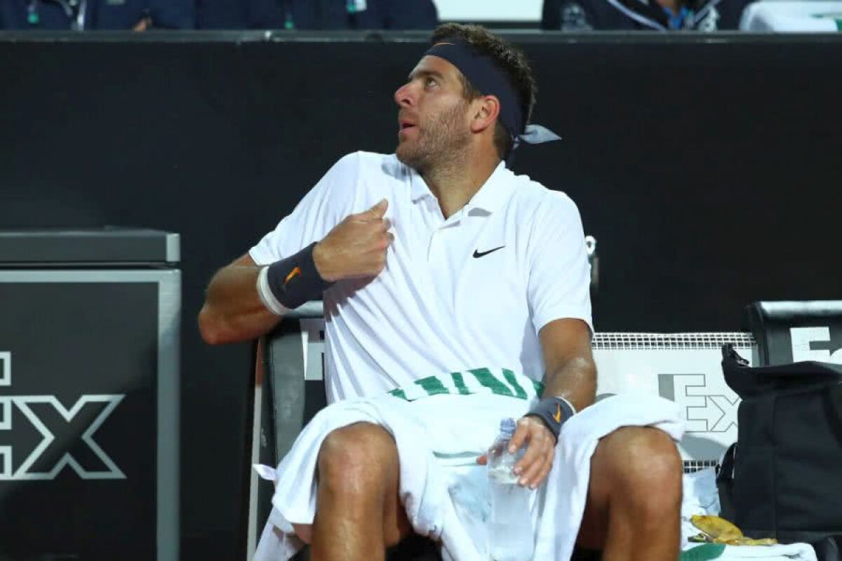 NOVAK DJOKOVIC - JUAN MARTIN DEL POTRO 4-6, 7-6(6), 6-4 // VIDEO + FOTO Meci EPIC la Roma! Lovituri uluitoare, momente tensionate și două mingi de meci salvate în mare stil