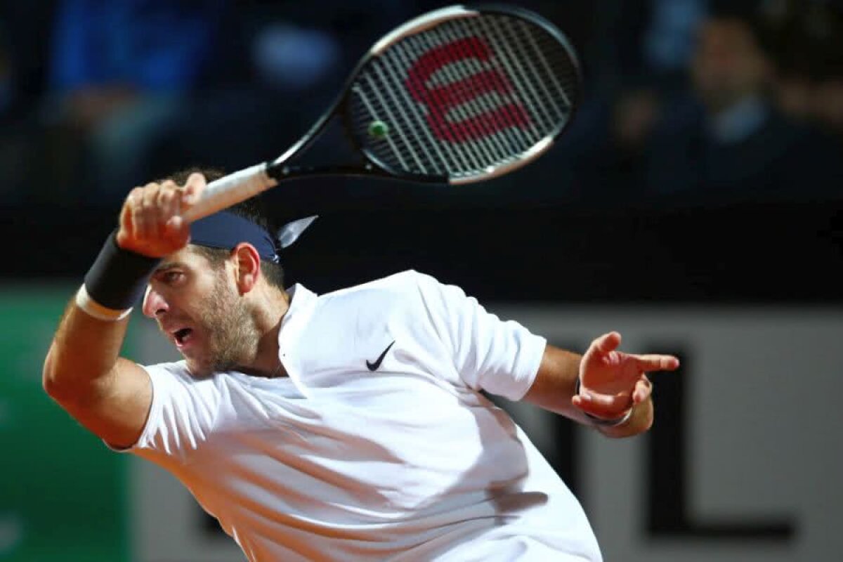 NOVAK DJOKOVIC - JUAN MARTIN DEL POTRO 4-6, 7-6(6), 6-4 // VIDEO + FOTO Meci EPIC la Roma! Lovituri uluitoare, momente tensionate și două mingi de meci salvate în mare stil