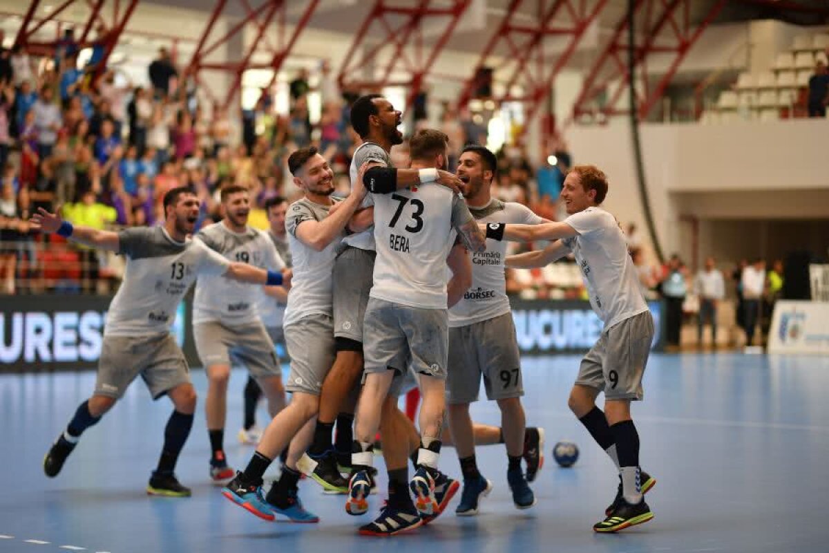 VIDEO + FOTO CSM București a câștigat Cupa Challenge la handbal masculin! E primul trofeu din istoria europeană a clubului