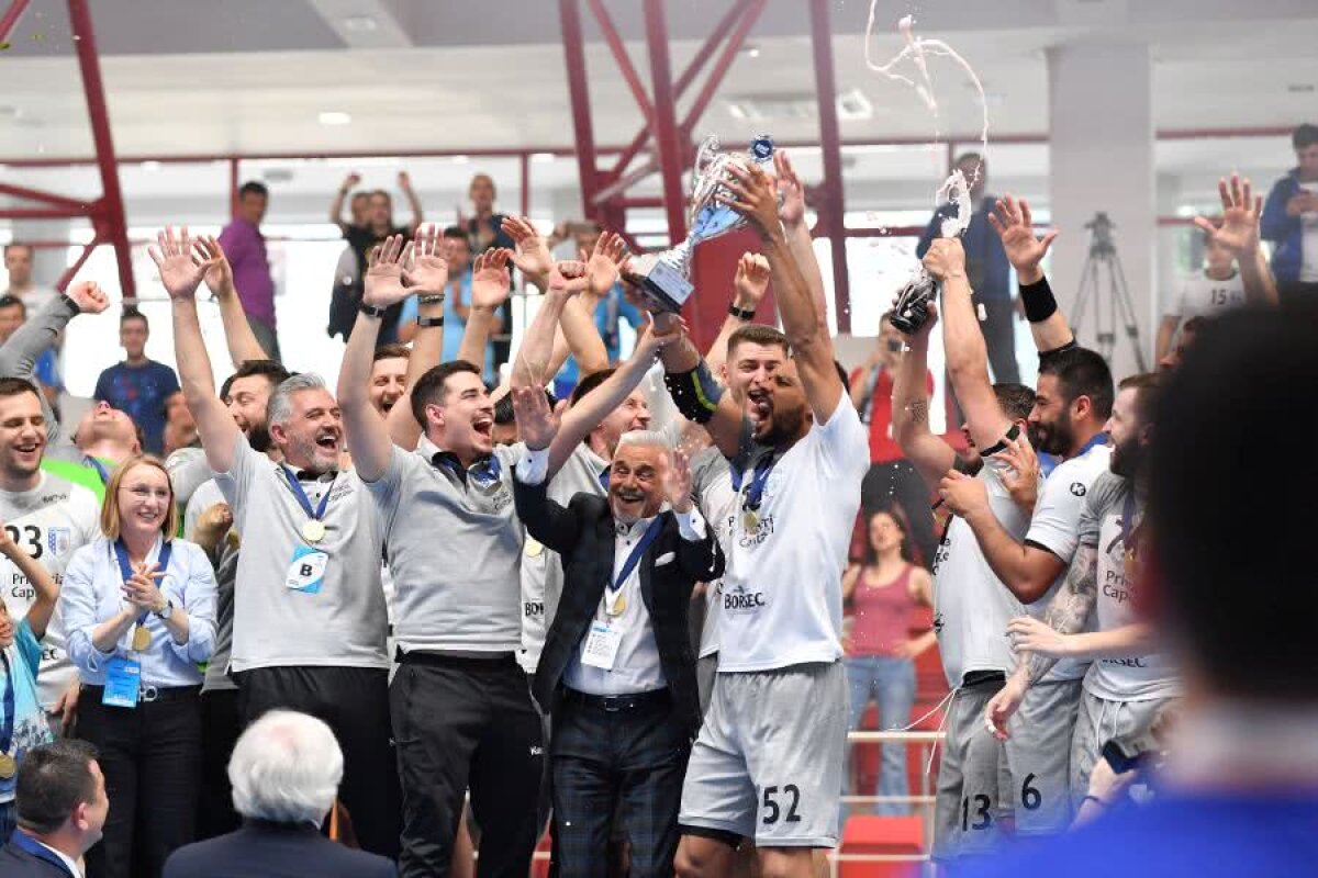 VIDEO + FOTO CSM București a câștigat Cupa Challenge la handbal masculin! E primul trofeu din istoria europeană a clubului