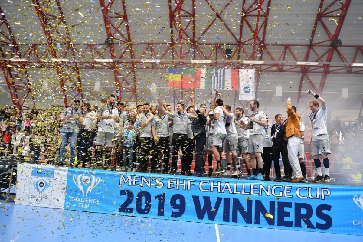 VIDEO + FOTO CSM București a câștigat Cupa Challenge la handbal masculin! E primul trofeu din istoria europeană a clubului