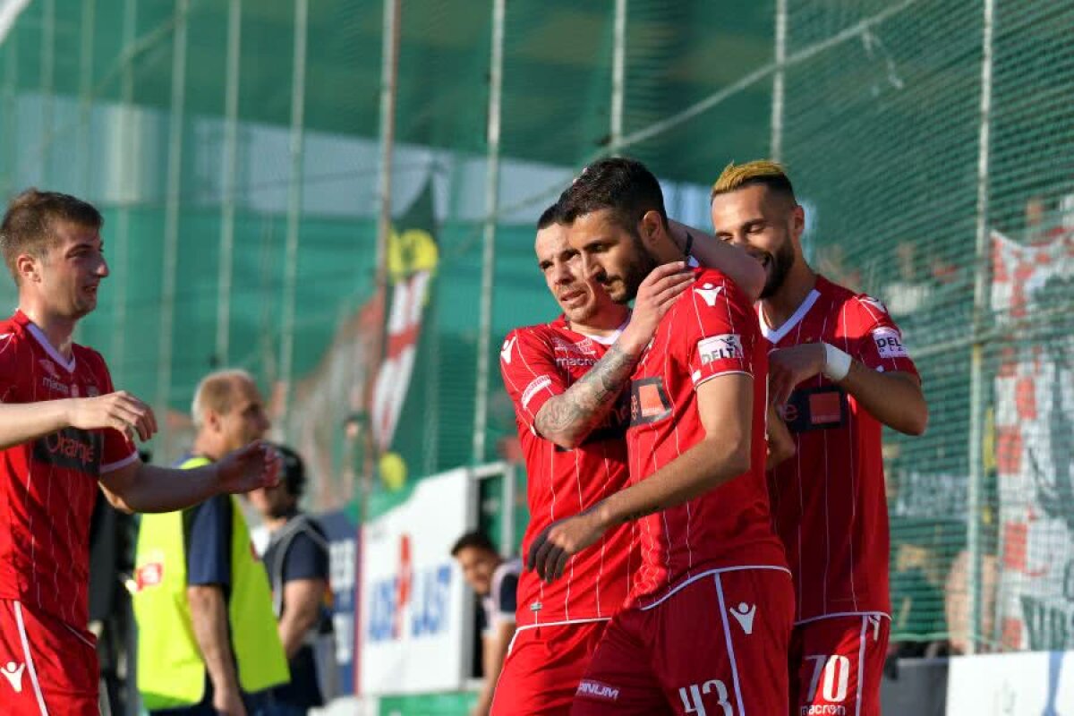 CHIAJNA - DINAMO 0-2 // FOTO + VIDEO Dinamo câștigă fără probleme la Chiajna și urcă pe primul loc în play-out! Ilfovenii sunt cu un pas în liga secundă