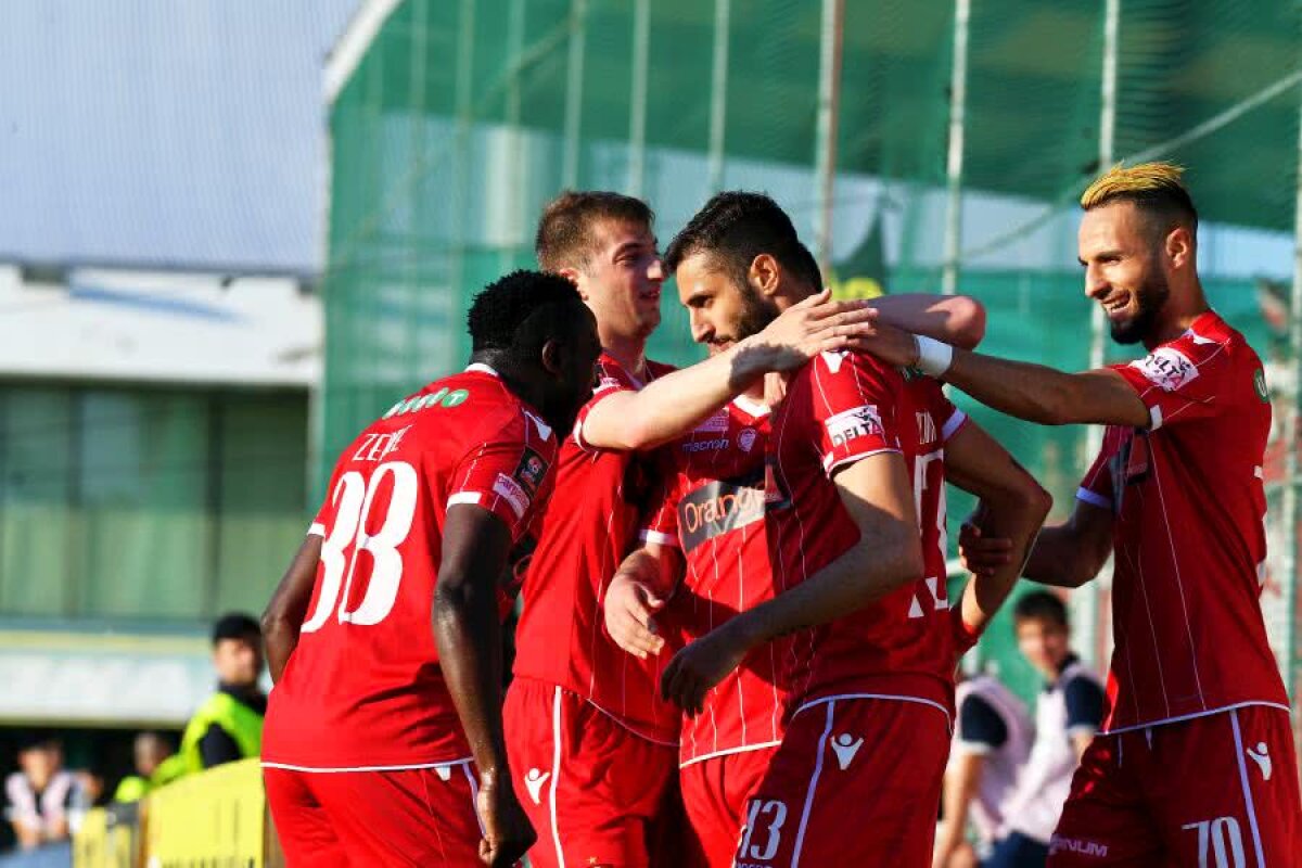 CHIAJNA - DINAMO 0-2 // FOTO + VIDEO Dinamo câștigă fără probleme la Chiajna și urcă pe primul loc în play-out! Ilfovenii sunt cu un pas în liga secundă