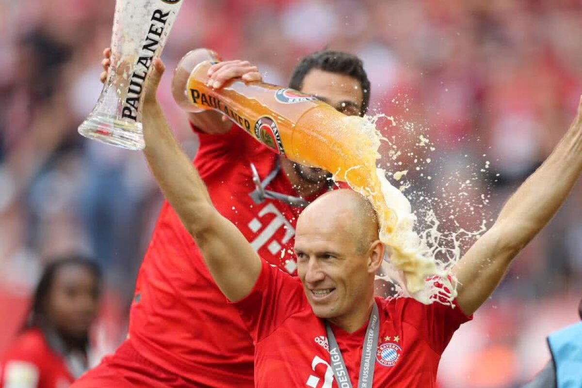 BUNDESLIGA // Bayern Munchen, din nou REGINĂ în Bundesliga! Bavarezii s-au dezlănțuit, la ultimul meci al legendelor Ribery și Robben » Titlul 29, al șaptelea la rând!