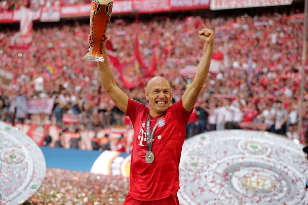 BUNDESLIGA // Bayern Munchen, din nou REGINĂ în Bundesliga! Bavarezii s-au dezlănțuit, la ultimul meci al legendelor Ribery și Robben » Titlul 29, al șaptelea la rând!