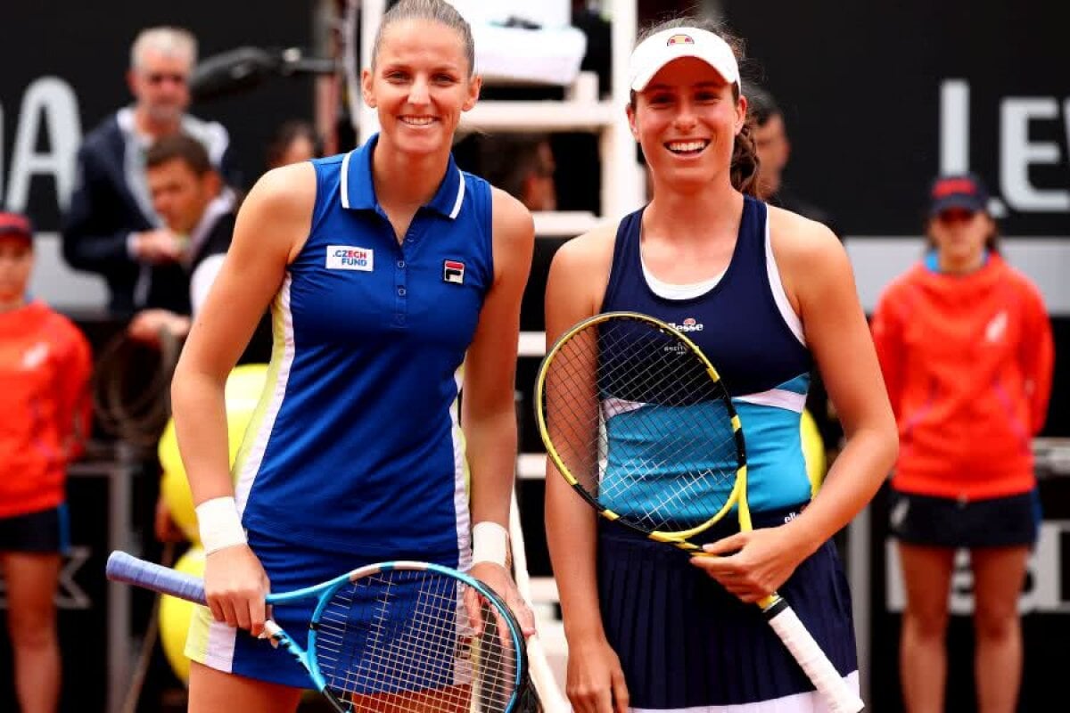 JOHANNA KONTA - KAROLINA PLISKOVA // VIDEO+FOTO Pliskova, prea puternică pentru Konta » Cehoaica se impune la Roma și o depășește pe Simona Halep în clasamentul WTA!