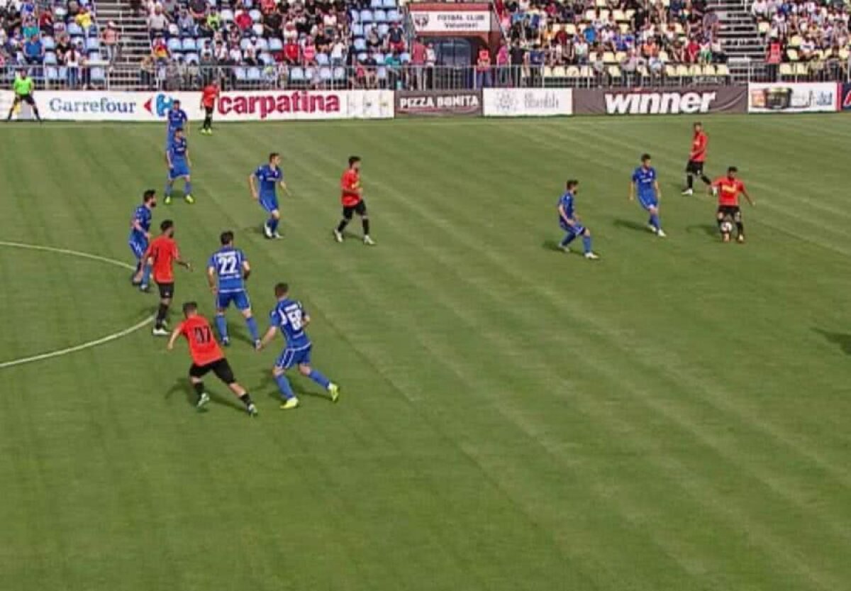 VOLUNTARI - CĂLĂRAȘI // VIDEO + FOTO Faza care poate decide o retrogradată! Brigada condusă de Horațiu Feșnic a anulat eronat golul lui Daniel Benzar