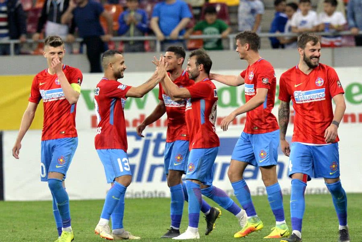 FCSB - CFR CLUJ 1-0 // FOTO + VIDEO Obrigado, Teixeira! Veteranul roș-albastru a tranșat derby-ul fără miză de pe Arena Națională printr-o „foarfecă” de senzație