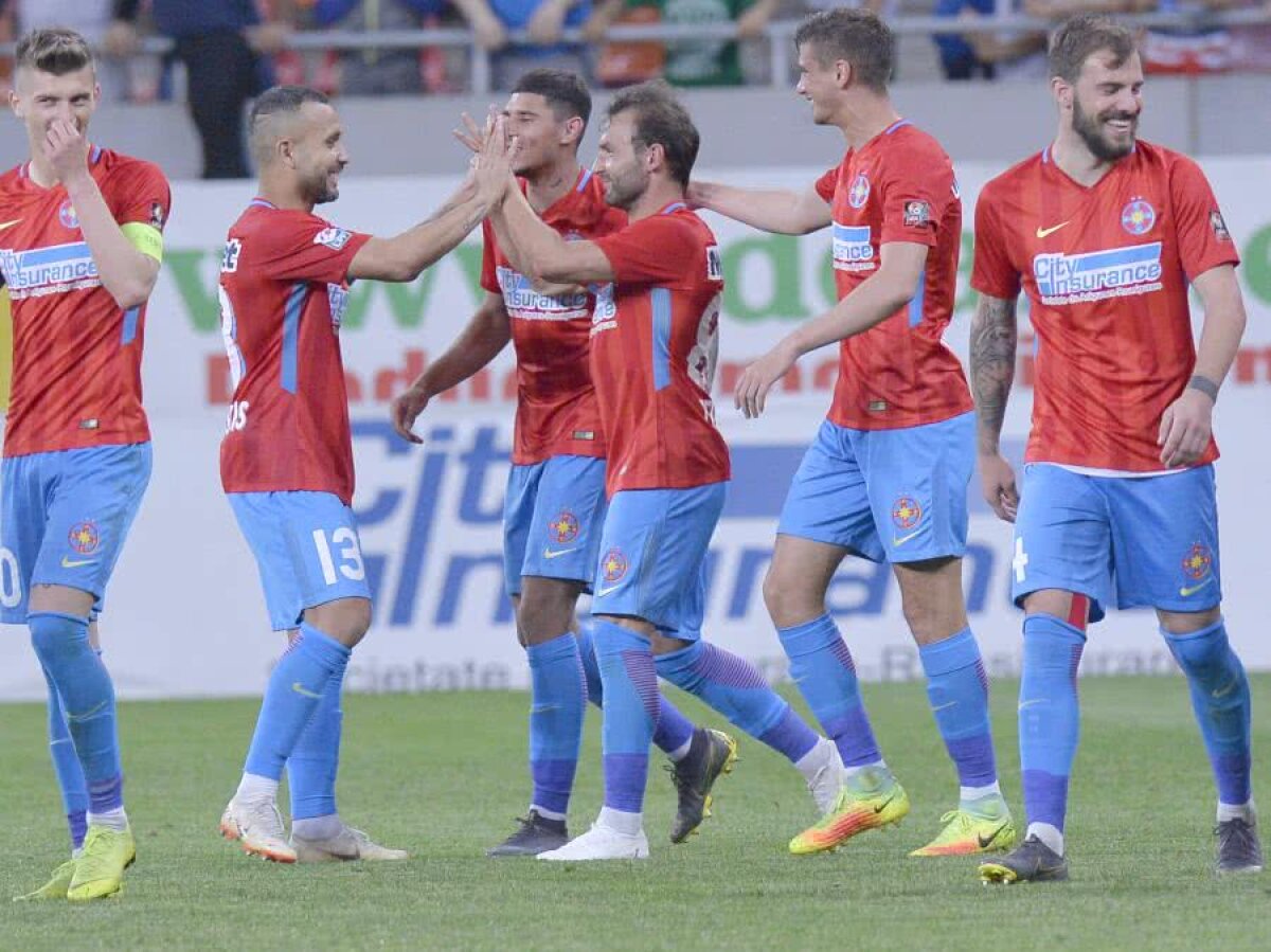 FCSB - CFR CLUJ 1-0 // FOTO + VIDEO Obrigado, Teixeira! Veteranul roș-albastru a tranșat derby-ul fără miză de pe Arena Națională printr-o „foarfecă” de senzație