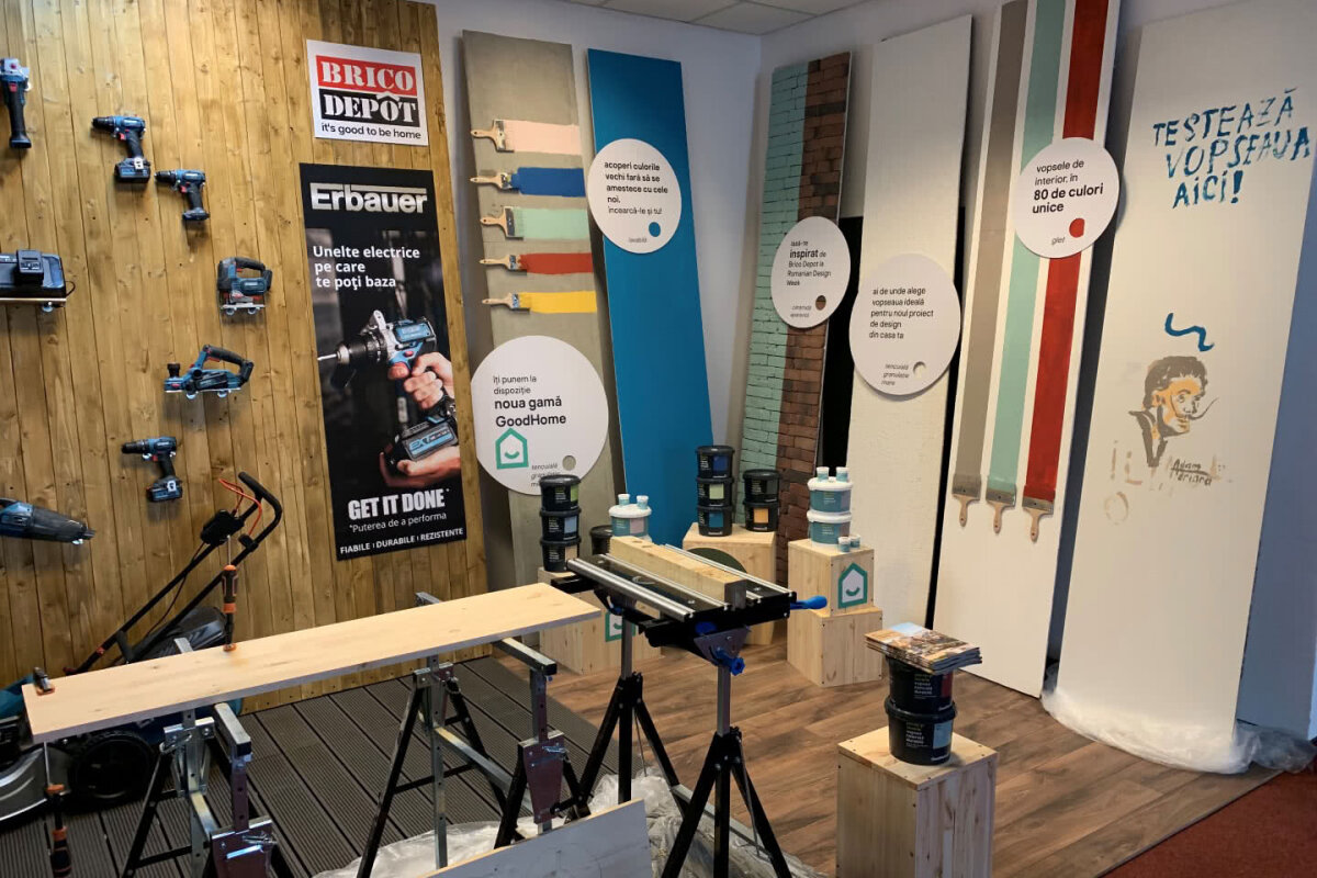 Lasă-te inspirat de Brico Depôt la Romanian Design Week