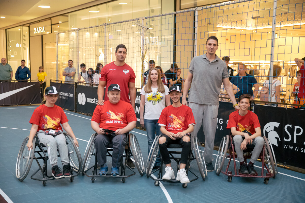 GALERIE FOTO Sub ochii triplei campioane olimpice Simona Amânar, echipele românești au dominat la Timișoara Streetball