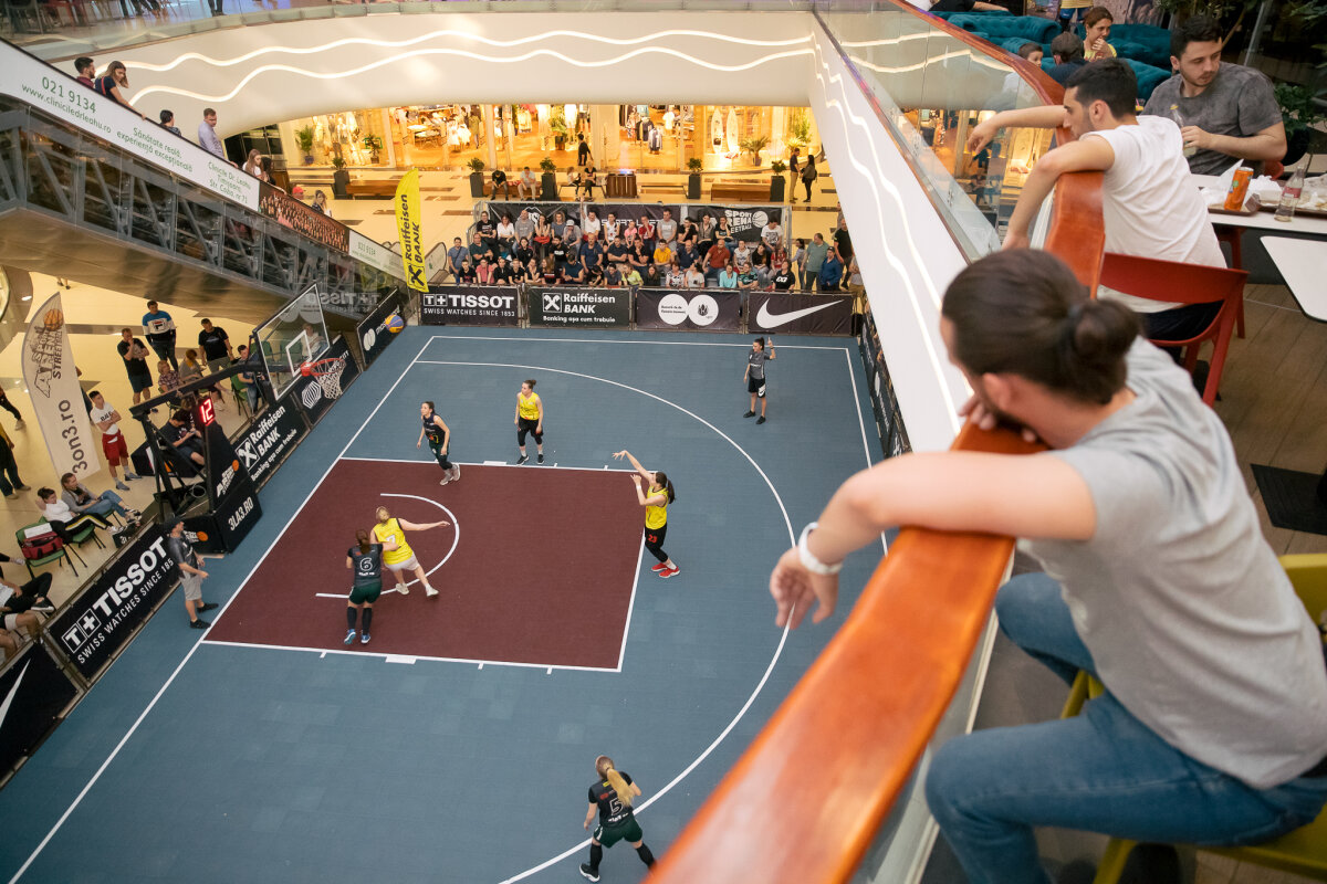 GALERIE FOTO Sub ochii triplei campioane olimpice Simona Amânar, echipele românești au dominat la Timișoara Streetball