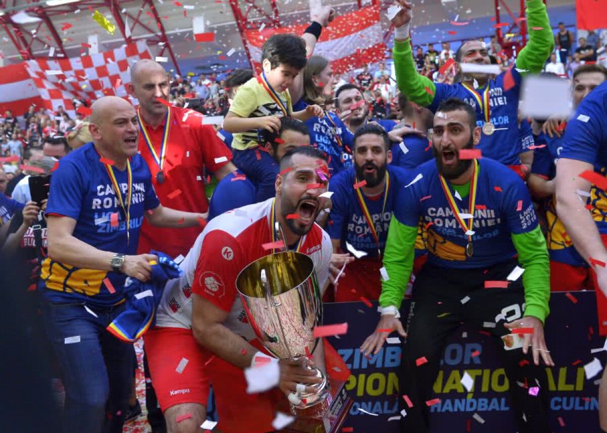 VIDEO+FOTO Dinamo e din nou campioană la handbal masculin! A zdrobit Constanța în finală, într-o atmosferă fantastică