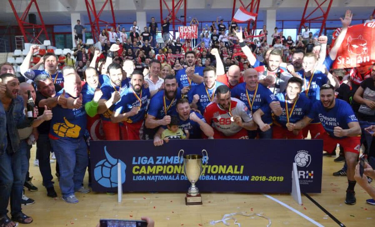 VIDEO+FOTO Dinamo e din nou campioană la handbal masculin! A zdrobit Constanța în finală, într-o atmosferă fantastică