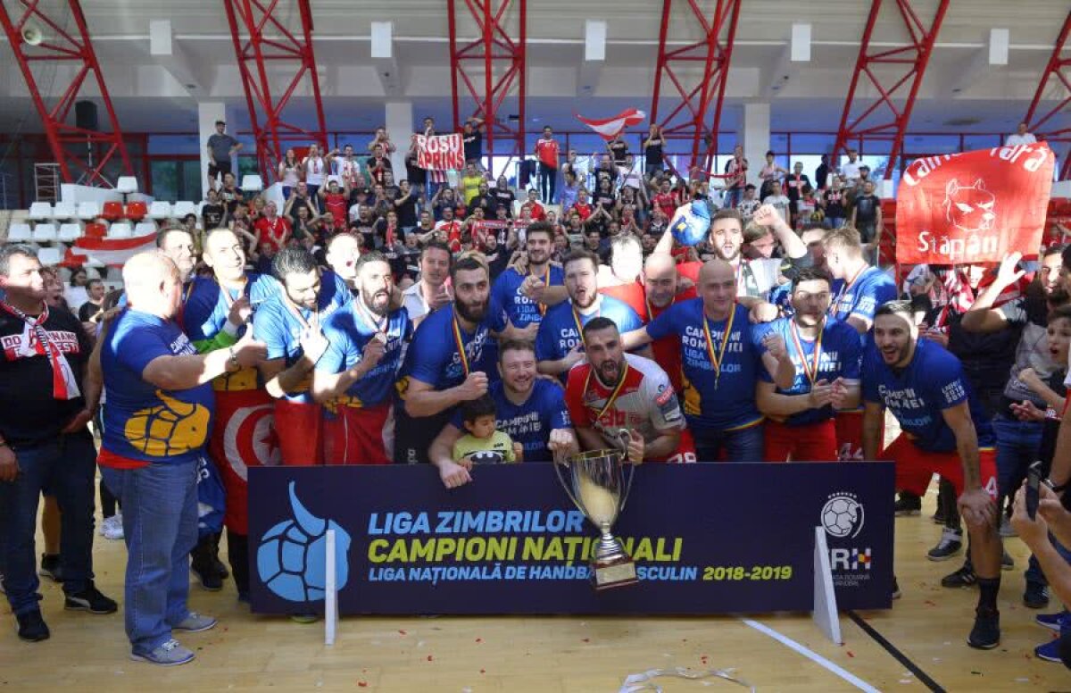 VIDEO+FOTO Dinamo e din nou campioană la handbal masculin! A zdrobit Constanța în finală, într-o atmosferă fantastică