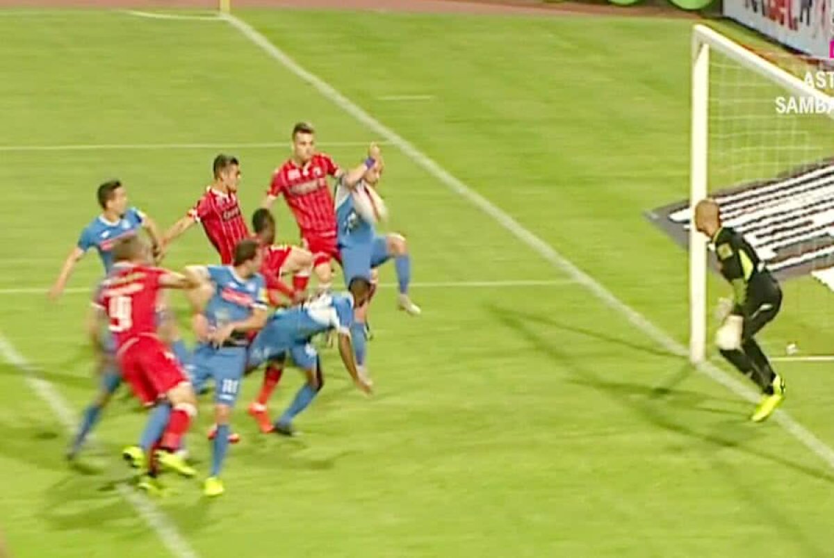 DINAMO - POLI IAȘI // VIDEO+FOTO Elevii lui Mircea Rednic au cerut penalty în prima repriză! 