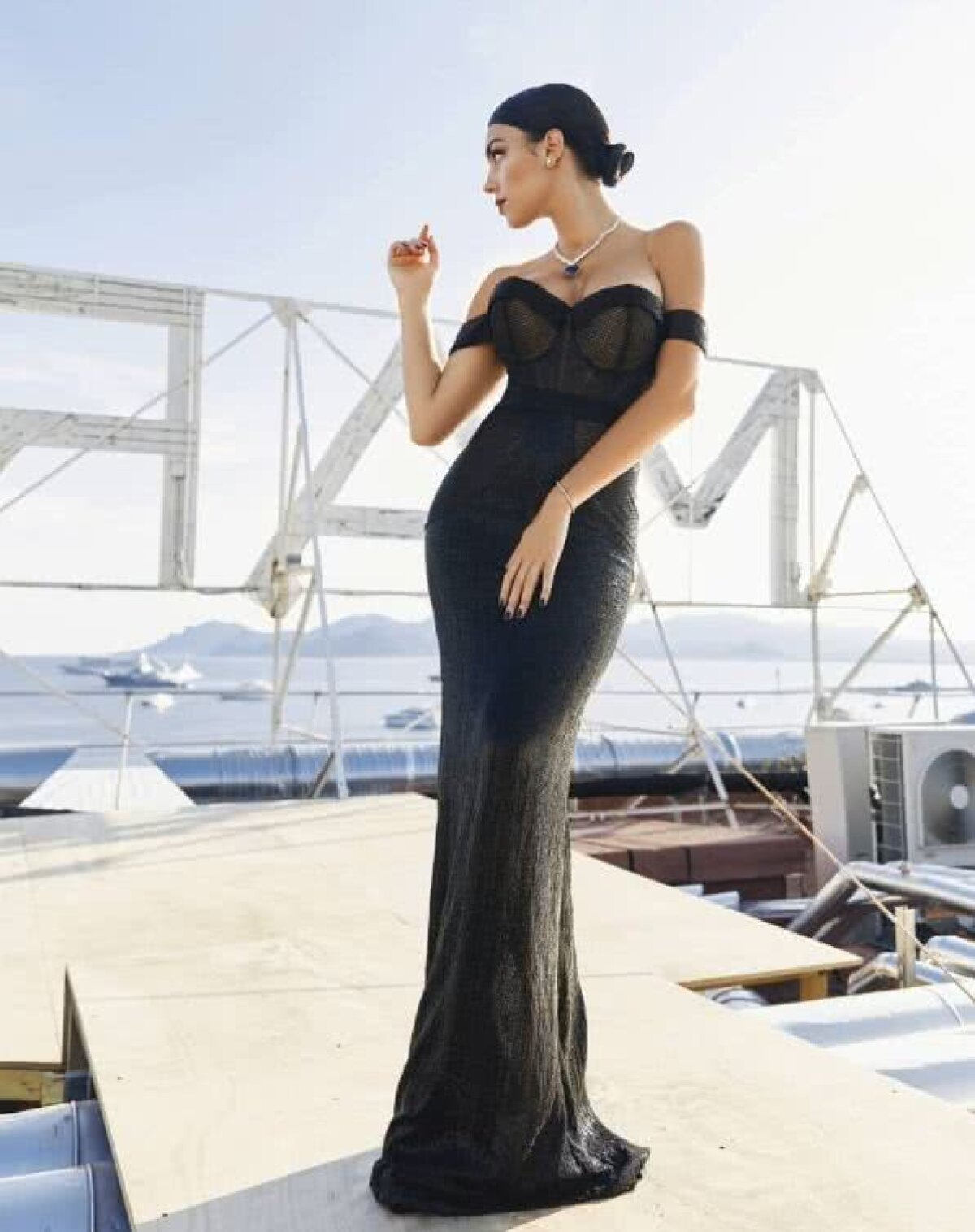 FOTO Georgina Rodriguez, apariție de senzație la Festivalul de la Cannes » A purtat o rochie care i-a scos formele în evidență