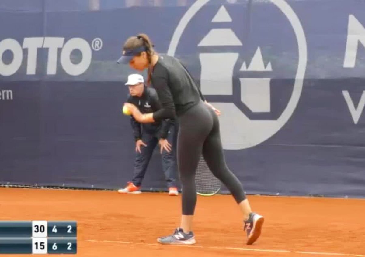 FOTO Sorana Cîrstea s-a calificat în sferturi la Nurnberg și l-a cucerit pe comentator: „E cel mai tare echipament din istoria tenisului”