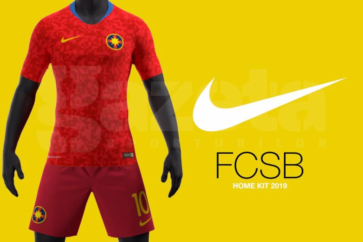 NOUL ECHIPAMENT FCSB // EXCLUSIV FOTO Așa arată tricourile propuse de Nike pentru sezonul viitor: sunt inspirate din armată!
