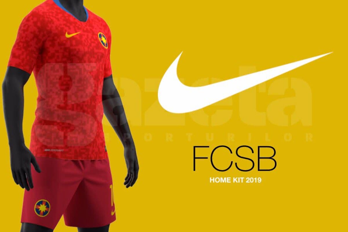 NOUL ECHIPAMENT FCSB // EXCLUSIV FOTO Așa arată tricourile propuse de Nike pentru sezonul viitor: sunt inspirate din armată!