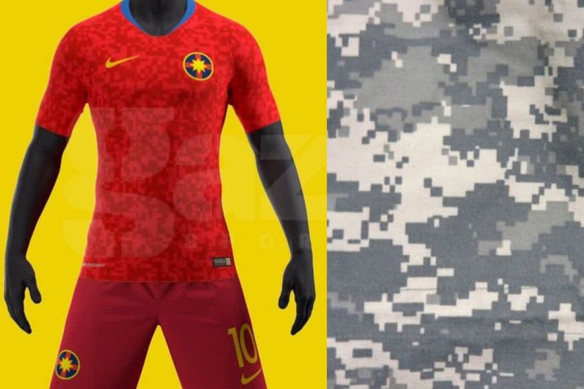NOUL ECHIPAMENT FCSB // EXCLUSIV FOTO Așa arată tricourile propuse de Nike pentru sezonul viitor: sunt inspirate din armată!