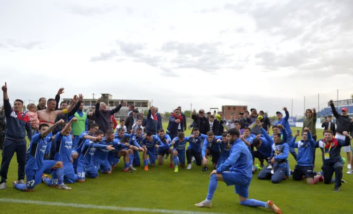 VIDEO+FOTO Academica Clinceni a promovat în Liga 1 » Imaginile bucuriei: cum au sărbătorit jucătorii momentul istoric