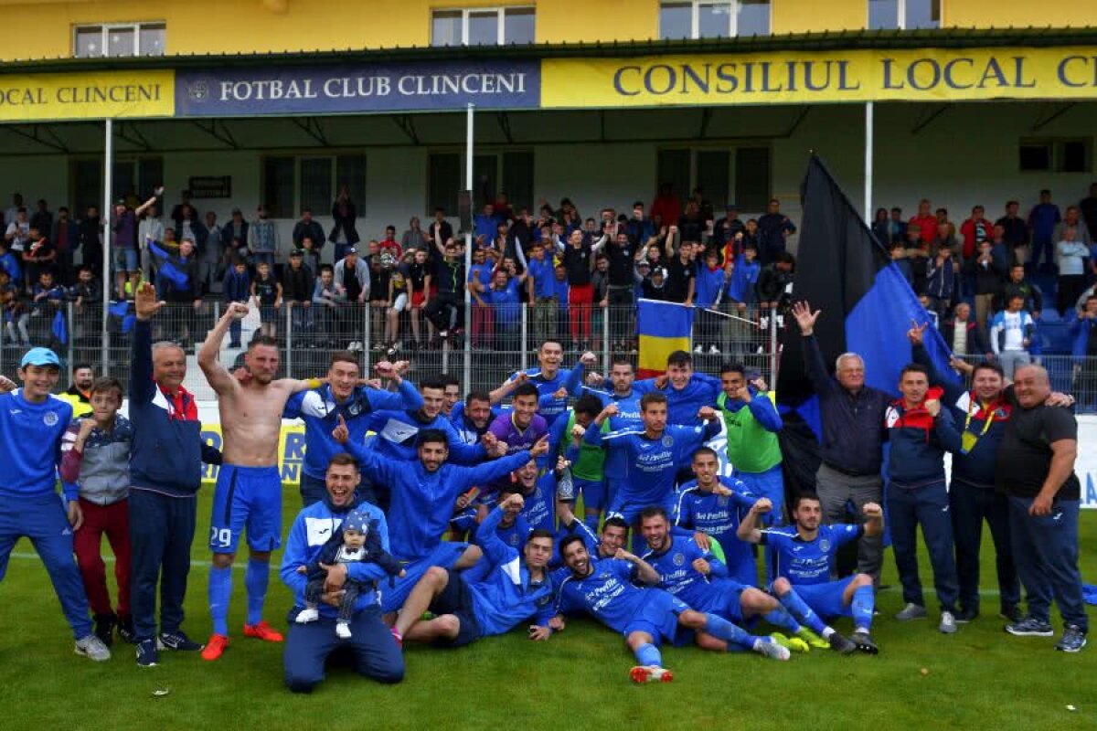 VIDEO+FOTO Academica Clinceni a promovat în Liga 1 » Imaginile bucuriei: cum au sărbătorit jucătorii momentul istoric
