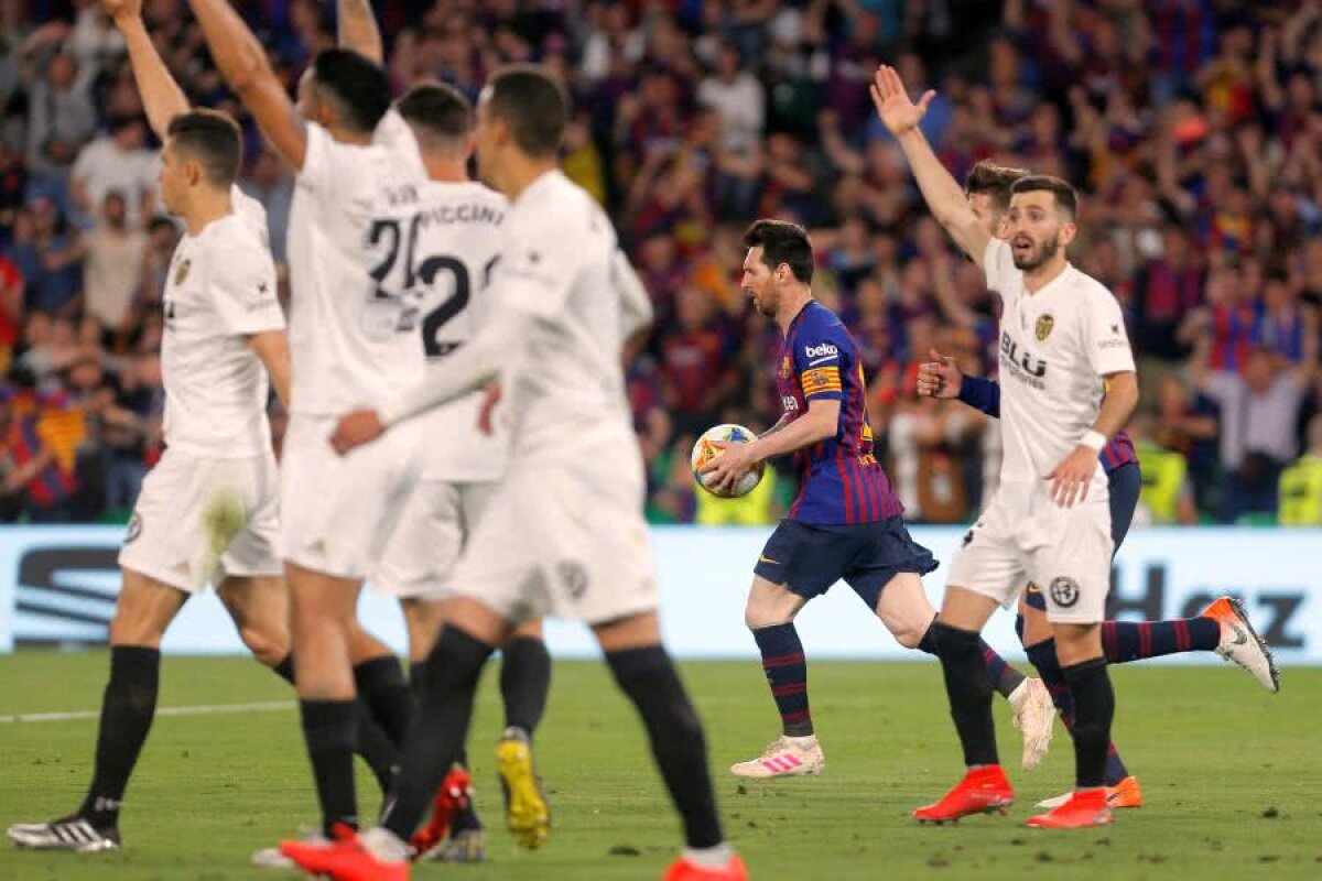 BARCELONA - VALENCIA 1-2 // FOTO + VIDEO Surpriză de proporții în finala Copa del Rey: Barcelona pierde cu Valencia și rămâne doar cu titlul în acest sezon!