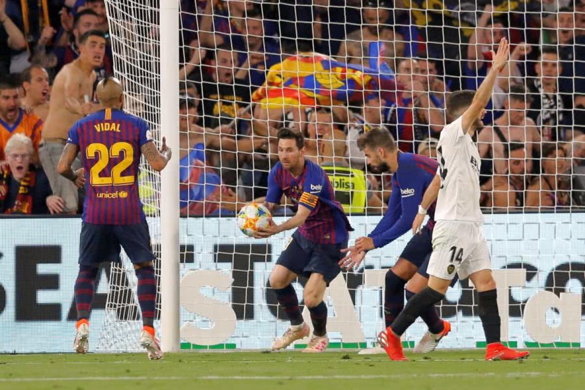 BARCELONA - VALENCIA 1-2 // FOTO + VIDEO Surpriză de proporții în finala Copa del Rey: Barcelona pierde cu Valencia și rămâne doar cu titlul în acest sezon!