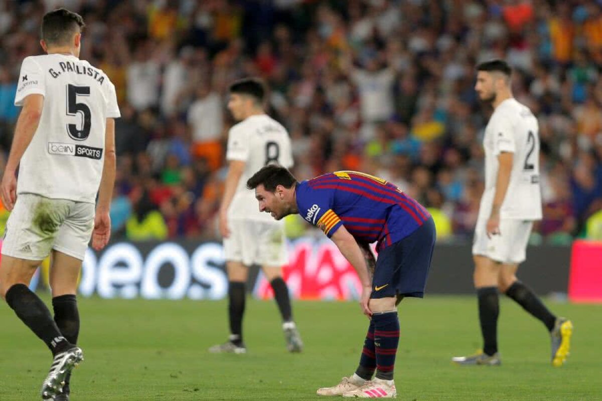 BARCELONA - VALENCIA 1-2 // FOTO + VIDEO Surpriză de proporții în finala Copa del Rey: Barcelona pierde cu Valencia și rămâne doar cu titlul în acest sezon!