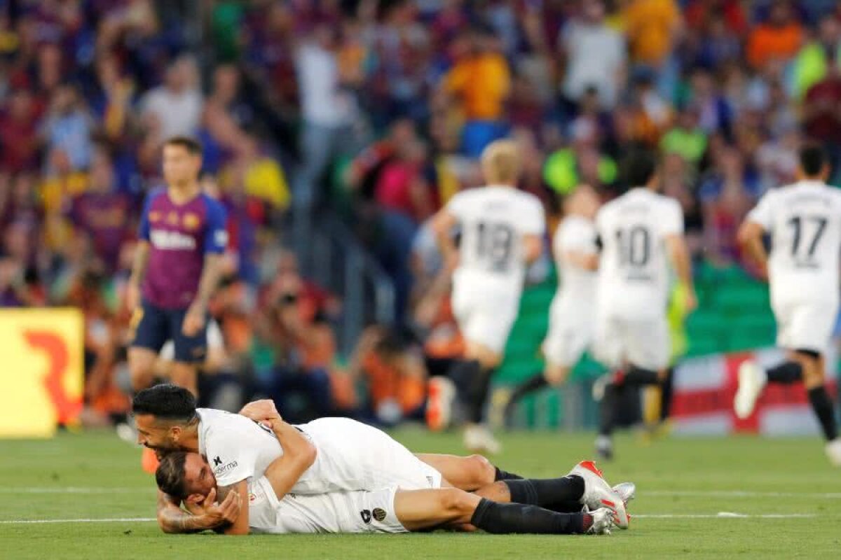 BARCELONA - VALENCIA 1-2 // FOTO + VIDEO Surpriză de proporții în finala Copa del Rey: Barcelona pierde cu Valencia și rămâne doar cu titlul în acest sezon!