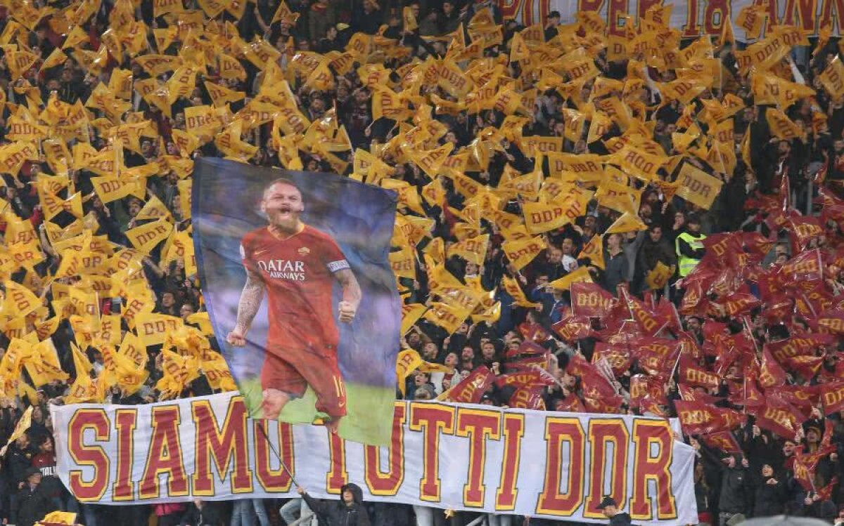 GALERIE FOTO // „Toţi suntem DDR”. Despărţire răvăşitoare a fanilor de Daniele De Rossi