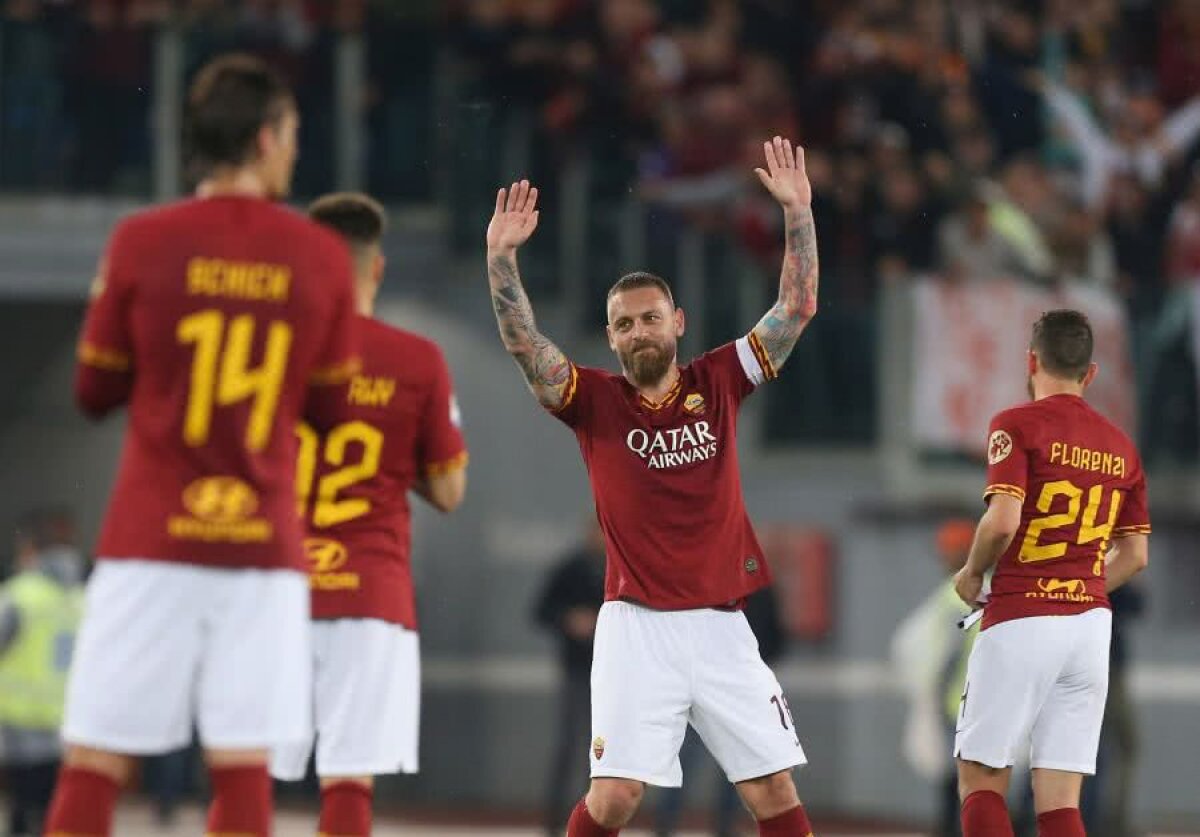 GALERIE FOTO // „Toţi suntem DDR”. Despărţire răvăşitoare a fanilor de Daniele De Rossi
