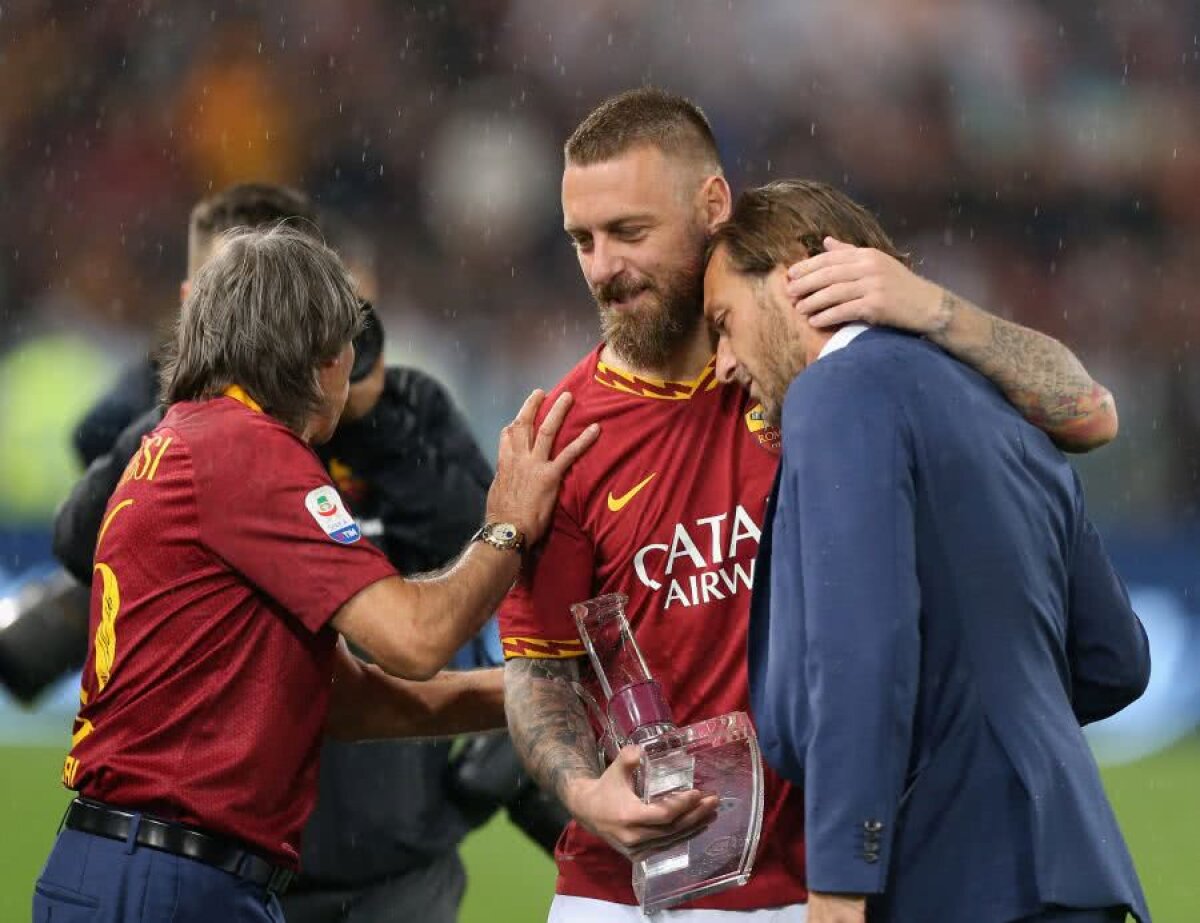 GALERIE FOTO // „Toţi suntem DDR”. Despărţire răvăşitoare a fanilor de Daniele De Rossi