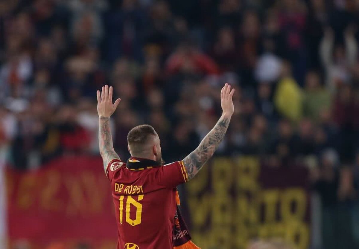 GALERIE FOTO // „Toţi suntem DDR”. Despărţire răvăşitoare a fanilor de Daniele De Rossi