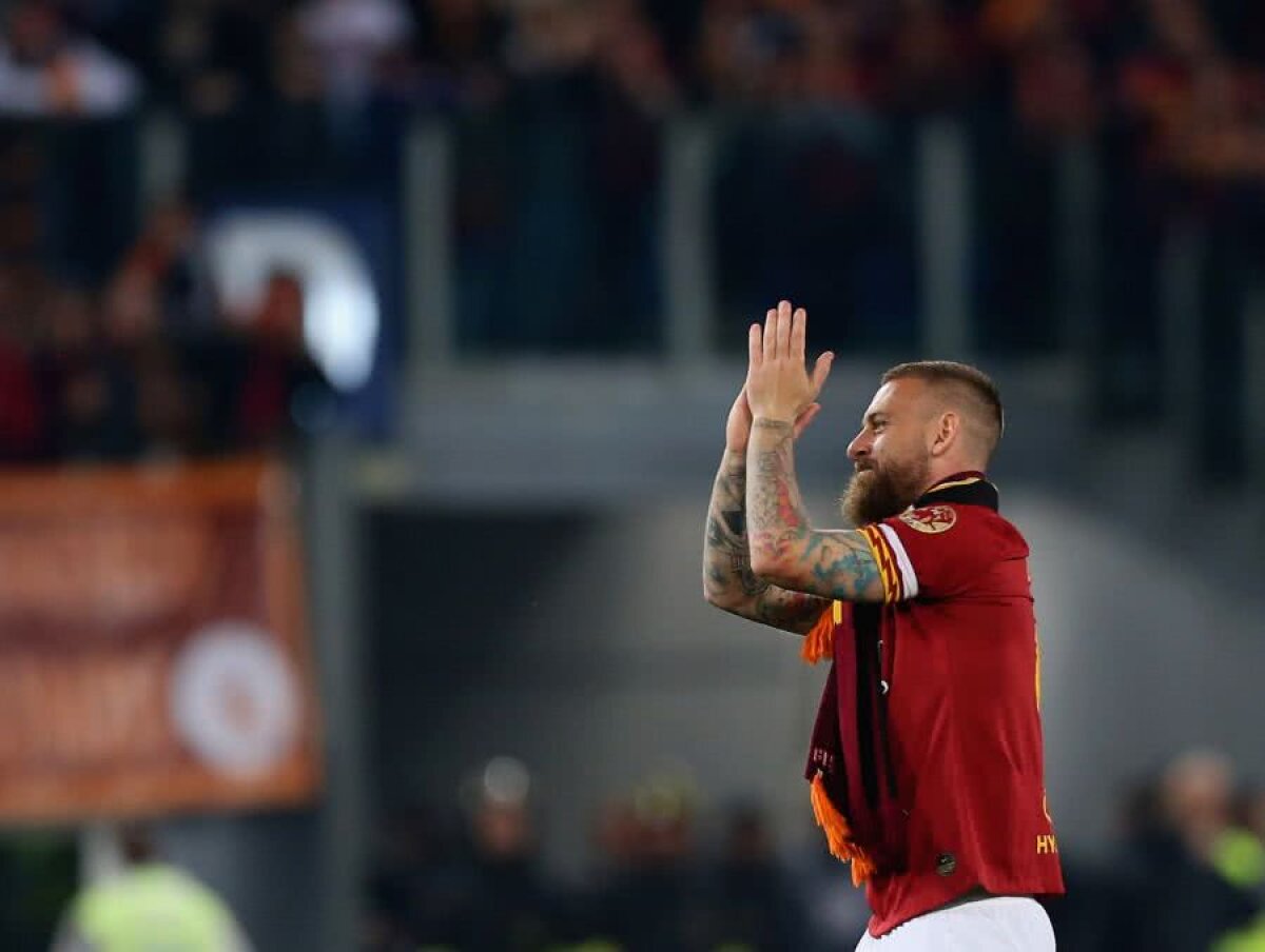 GALERIE FOTO // „Toţi suntem DDR”. Despărţire răvăşitoare a fanilor de Daniele De Rossi