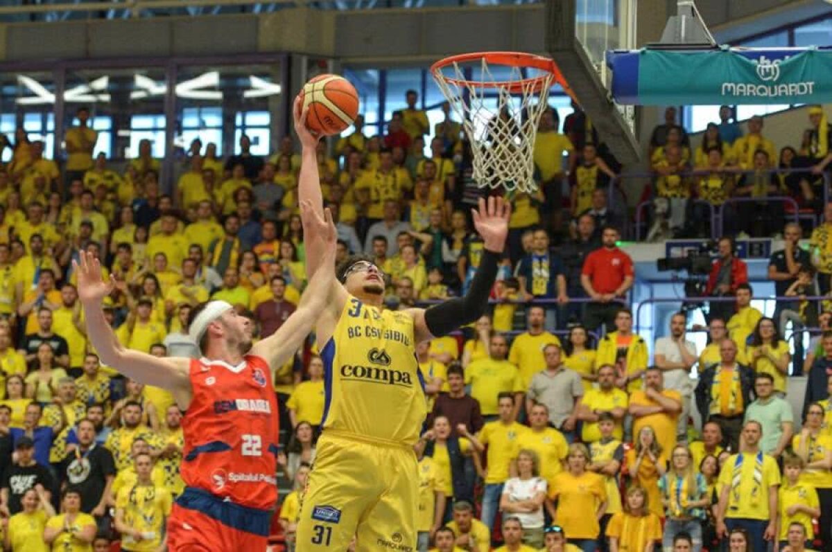 CSU SIBIU - CSU ORADEA 87-89 // VIDEO+FOTO Surpriză în primul meci al finalei campionatului de baschet, în Sala Transilvania: „Atitudinea ne-a distrus”