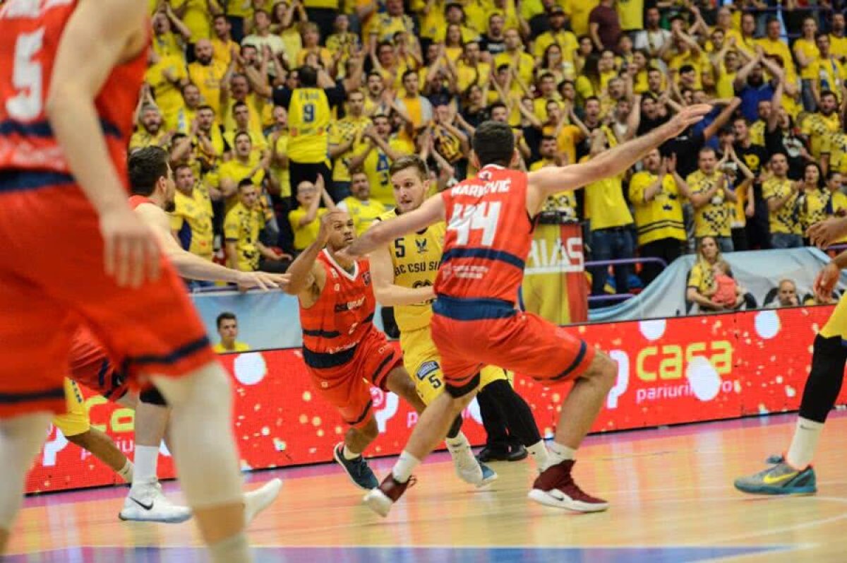 CSU SIBIU - CSU ORADEA 87-89 // VIDEO+FOTO Surpriză în primul meci al finalei campionatului de baschet, în Sala Transilvania: „Atitudinea ne-a distrus”
