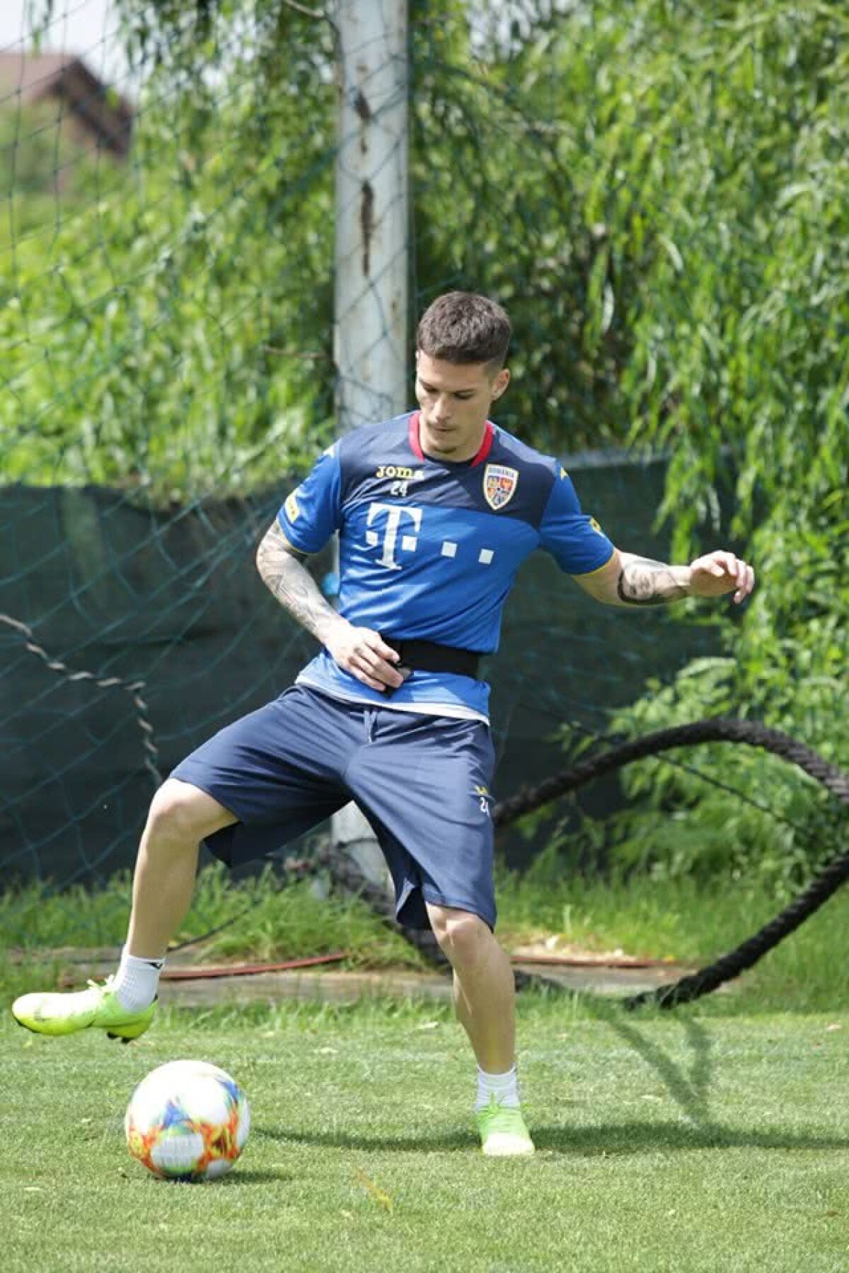 NORVEGIA - ROMÂNIA // FOTO Cosmin Contra i-a pregătit la capitolul forță pe „tricolori” înaintea dublei cu Norvegia și Malta