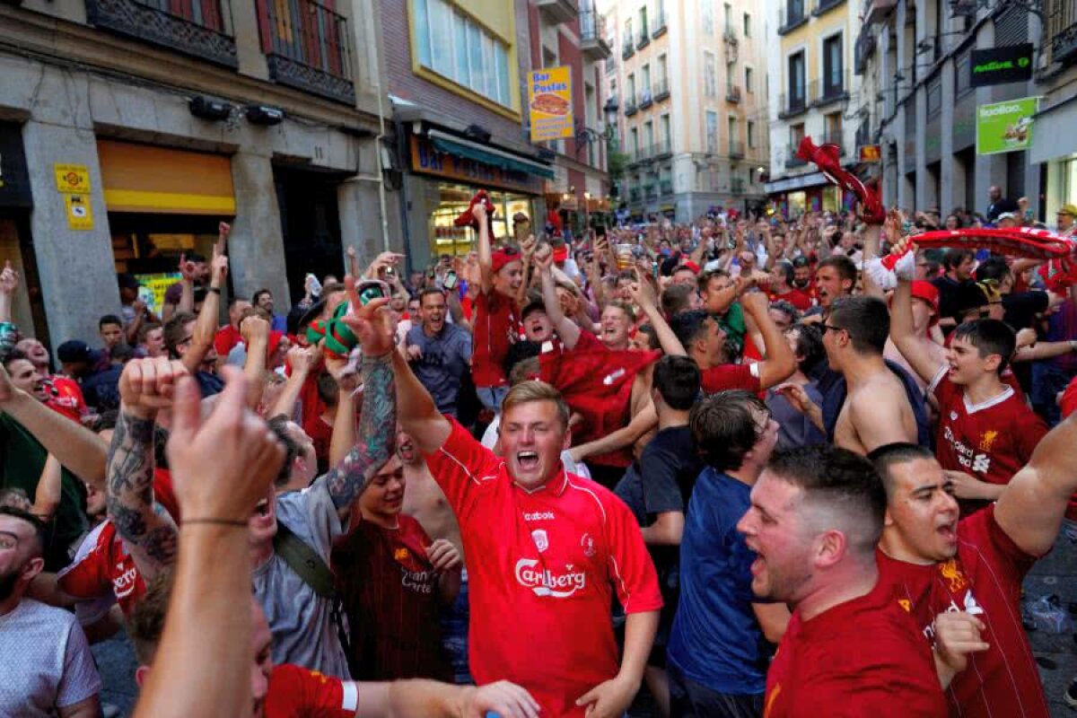 TOTTENHAM - LIVERPOOL / VIDEO Violență înaintea finalei Ligii Campionilor! Patru fani ai lui Tottenham arestați la Madrid
