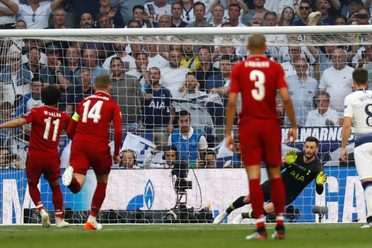 TOTTENHAM - LIVERPOOL 0-2 // FOTO + VIDEO Finala Champions League, aprinsă încă din primele secunde: faza controversată care a dus la golul lui Salah + verdictul lui Crăciunescu
