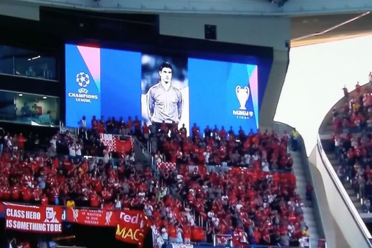 TOTTENHAM - LIVERPOOL 0-2 // FOTO + VIDEO Momente emoționante înainte de finala Ligii: un stadion întreg, în lacrimi după moartea lui Jose Antonio Reyes