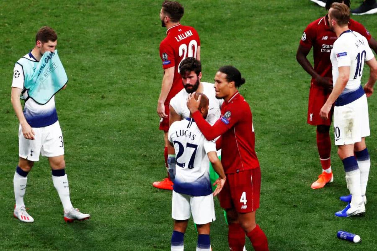 TOTTENHAM - LIVERPOOL 0-2 // FOTO Lucas Moura, eroul din semifinale, DĂRÂMAT după eșecul din finala Ligii » Sacrificat de Pochettino, brazilianul a plâns în hohote la final