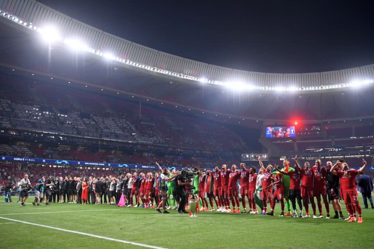 TOTTENHAM - LIVERPOOL 0-2 //  VIDEO+FOTO Spectacol după finala Champions League: cum au petrecut jucătorii și Jurgen Klopp pe teren și în vestiar