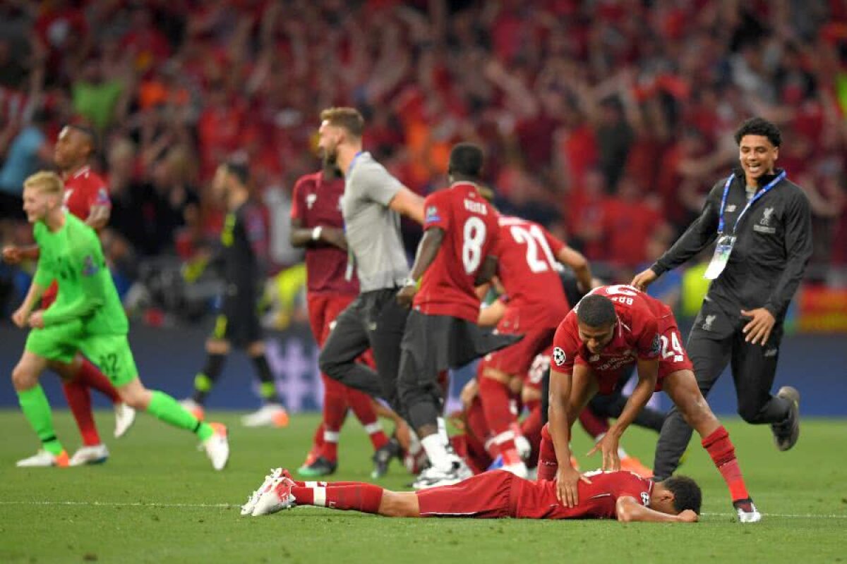 TOTTENHAM - LIVERPOOL 0-2 //  VIDEO+FOTO Spectacol după finala Champions League: cum au petrecut jucătorii și Jurgen Klopp pe teren și în vestiar