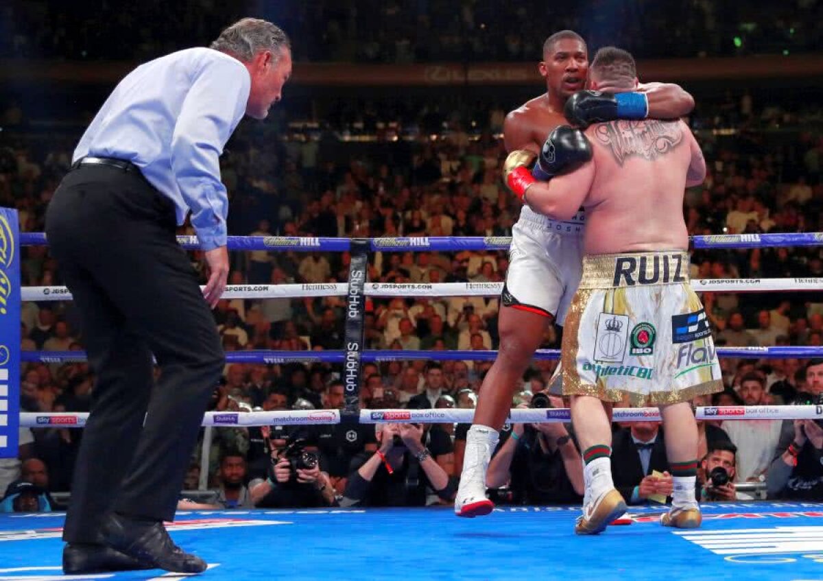 VIDEO+FOTO Surpriză uriașă la categoria grea! Andy Ruiz jr. a șocat lumea boxului și l-a învins pe Anthony Joshua